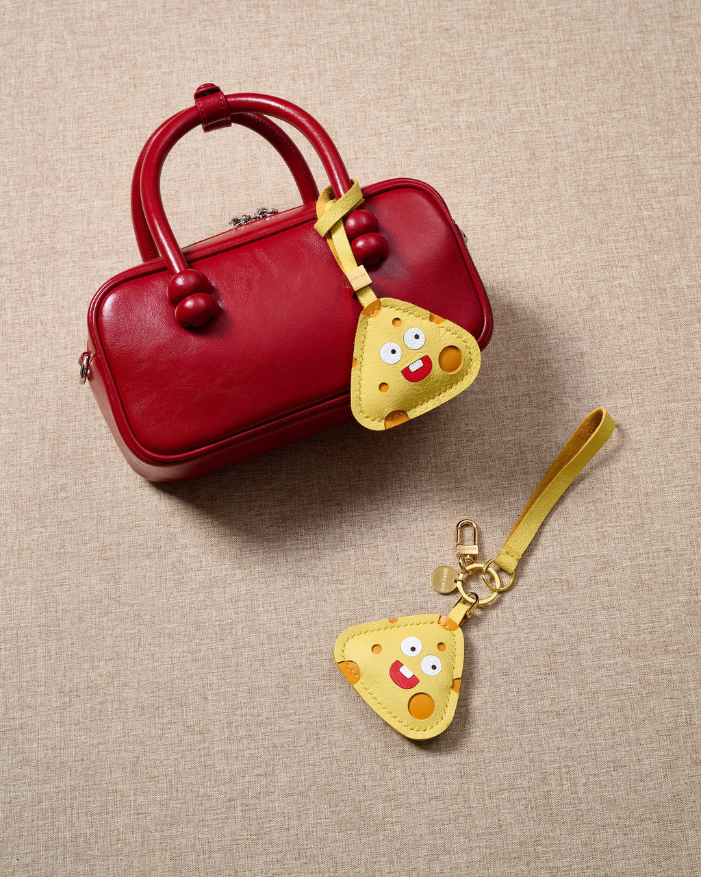 芝士爆米花吊饰